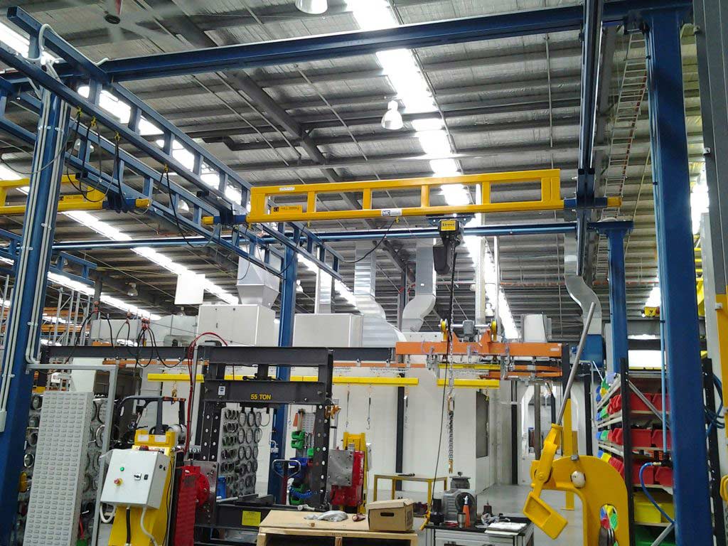 Free Standing Workstation Bridge Crane Modular Cranes